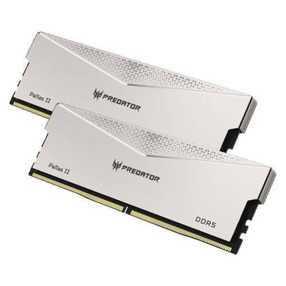 PREDATOR PALLASII DDR5 HEATSINK U-DIMM 6000MHZ 64GB (32GB*2) SILVER