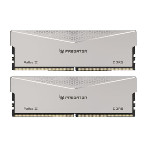 PREDATOR PALLASII DDR5 HEATSINK U-DIMM 6000MHZ 64GB (32GB*2) SILVER