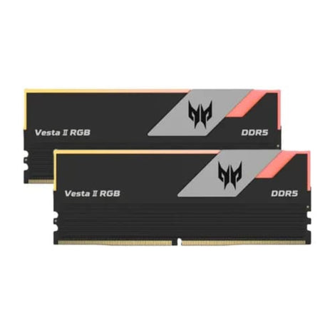 ACER Predator Vesta II RGB 64GB ( 32GB x 2 ) 6000MHz DDR5 RAM ( Black ) ( CL32 )