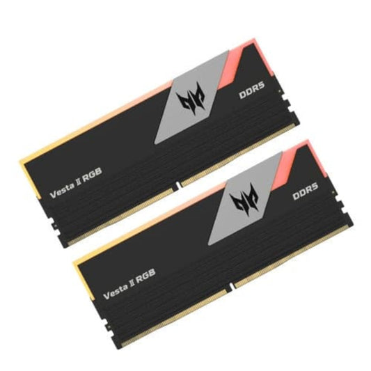 ACER Predator Vesta II RGB 32GB ( 16GB x 2 ) 6000MHz DDR5 RAM ( Black ) ( CL36 )