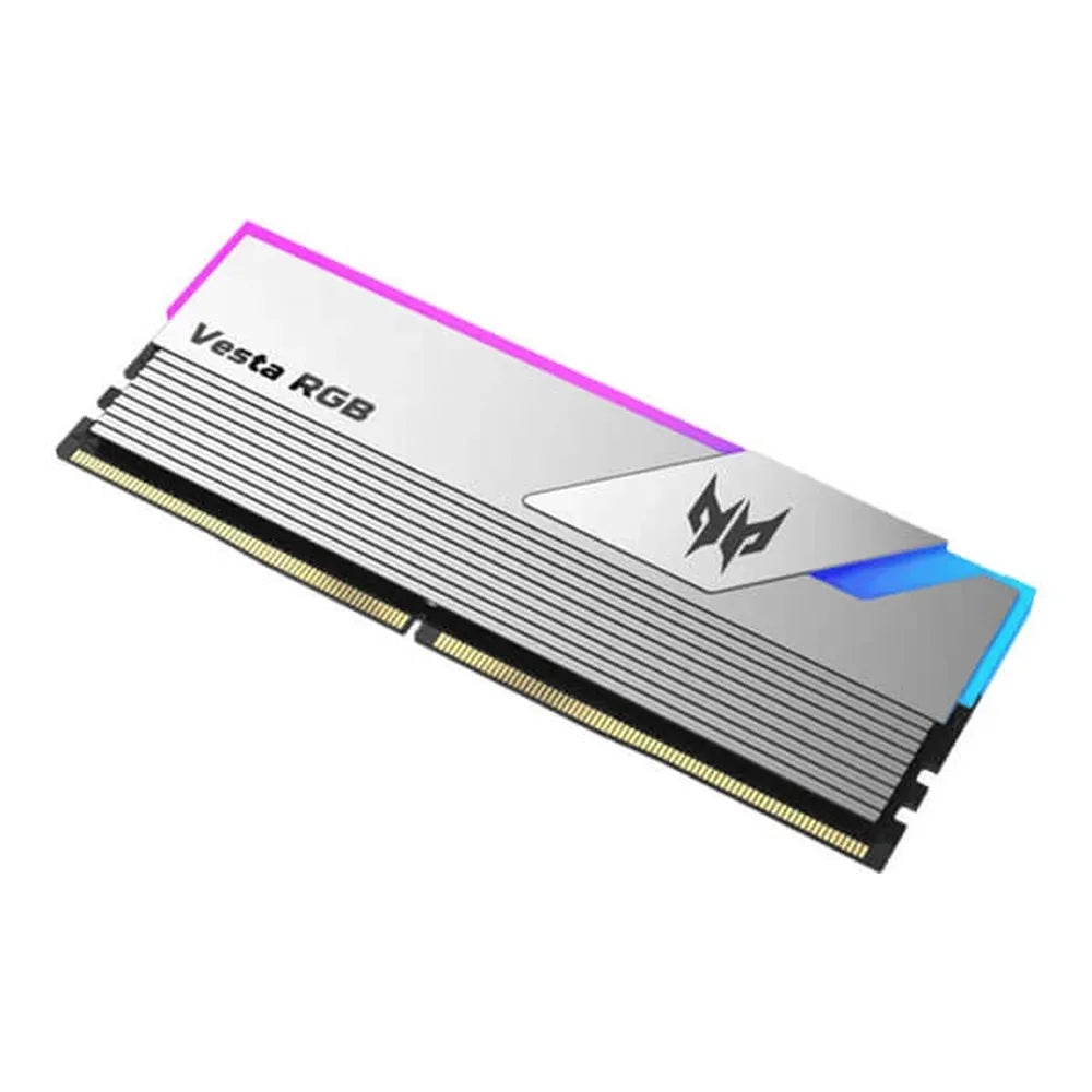 ACER Predator Vesta RGB Series 32GB ( 16GBx2 ) 3200MHz DDR4 Desktop Ram (Silver) ( CL16 )