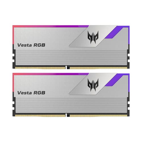 ACER PREDATOR VESTA DDR4 RGB U-DIMM 3200MHZ 32GB (16GB*2) SILVER