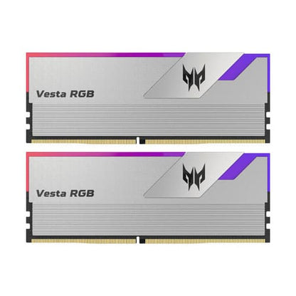 ACER PREDATOR VESTA DDR4 RGB U-DIMM 3200MHZ 32GB (16GB*2) SILVER