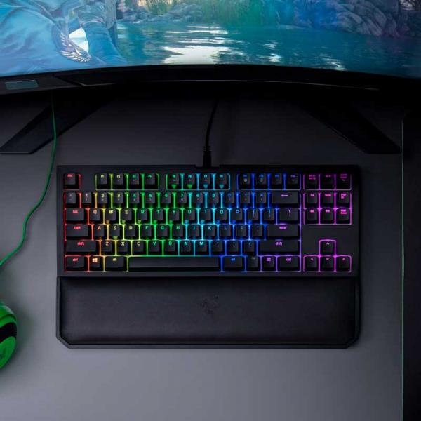 RAZER BlackWidow Tournament Edition Chroma V2 RGB Tenkeyless Mechanical Gaming keyboard ( Razer Orange Switch )