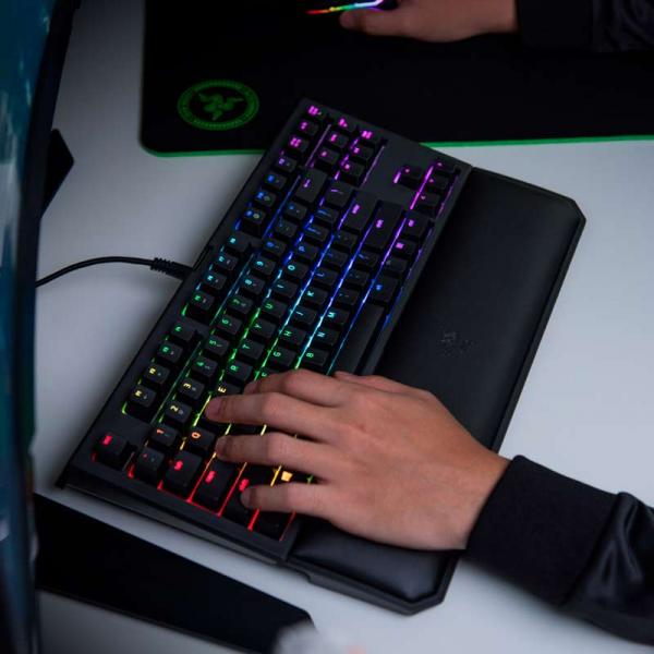 RAZER BlackWidow Tournament Edition Chroma V2 RGB Tenkeyless Mechanical Gaming keyboard ( Razer Orange Switch )