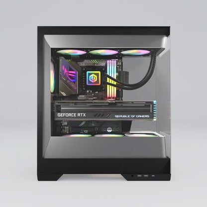 CyberPowerPC Vista 950, AMD Ryzen 9 9950X, 32GB DDR5 RAM, 2TB NVMe M.2 SSD,  GIGABYTE GeForce RTX 5080 Gaming OC 16GB GDDR7 Graphics Card Black, WIN 11 HOME