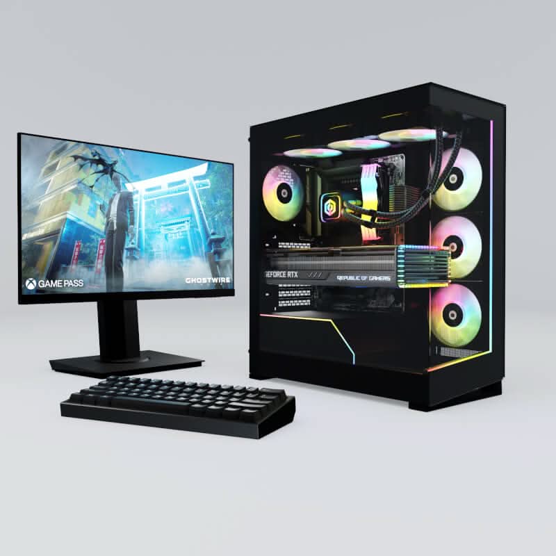 CyberPowerPC Vista 730, AMD Ryzen 7 7800X, 32GB (2*16GB) DDR5, 1TB NVMe M.2 SSD, GIGABYTE GeForce RTX 5070 Ti GAMING OC 16GB GDDR7, Win 11 Home