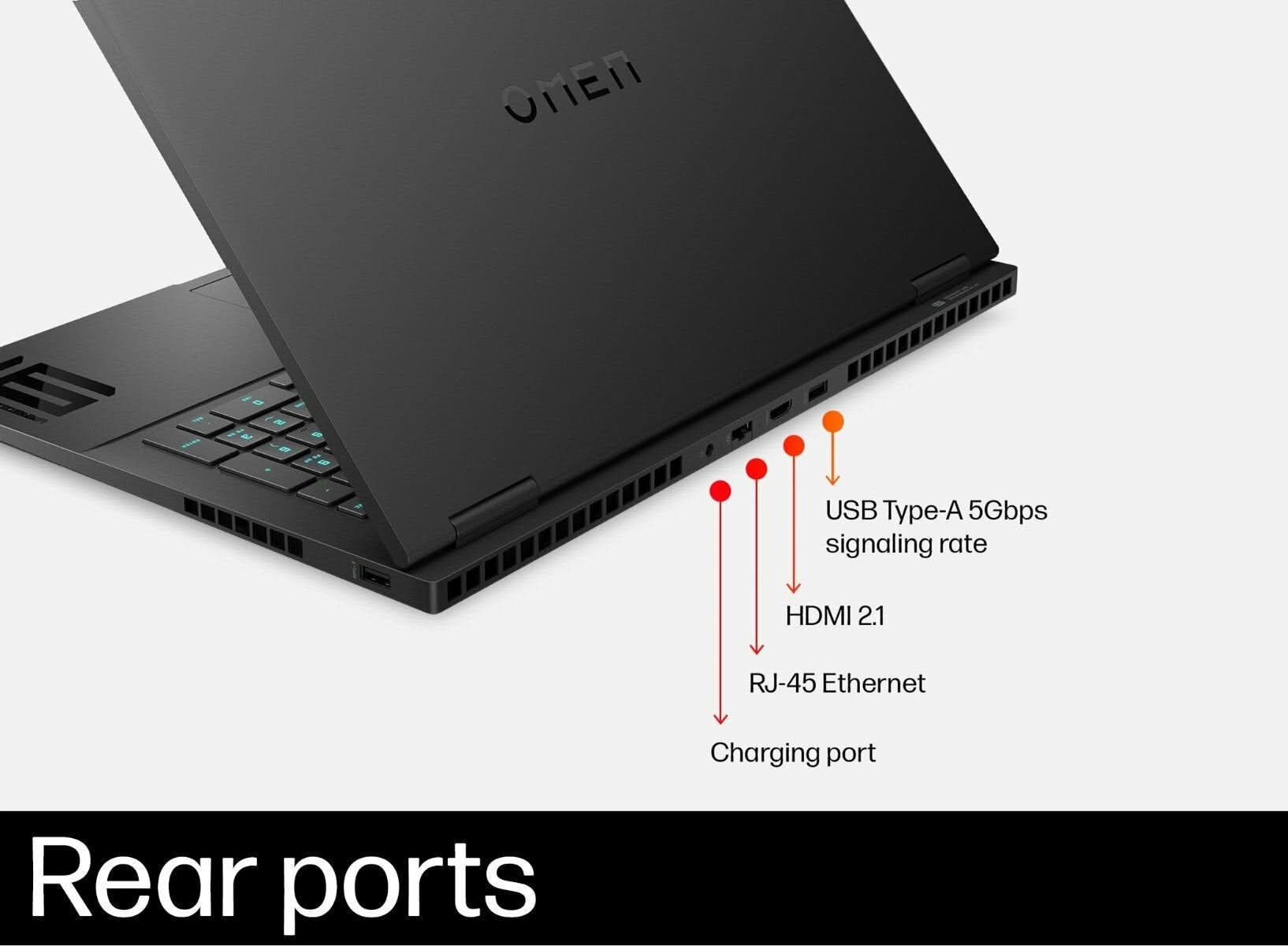 HP OMEN GAMING,13TH GEN INTEL CORE I7-13700HX, 8GB RTX 4070,16GB DDR5, 1TB SSD,16.1-INCH (40.9 CM), FHD, IPS, GAMING LAPTOP 165HZ, RGB BACKLIT KB, B&O (WIN 11, OFFICE 21, BLACK, 2.35 KG) WF0262TX