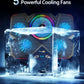 COSMIC BYTE CYCLONE RGB COOLING PAD BLACK/BLUE