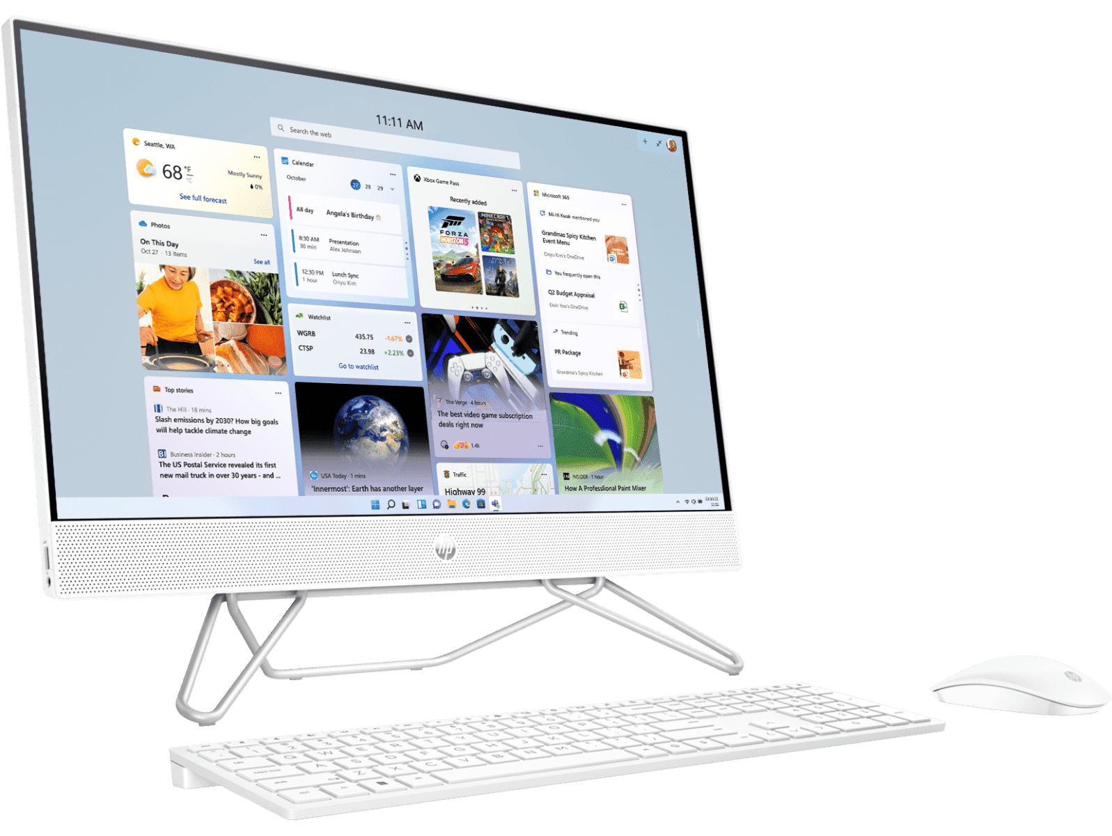 AIO HP 24 CB1901IN [CI3-1215 12TH GEN/8GB/512GB SSD/WIN11 HOME+MSO/24.0 INCH/INTEGRATED GRAPHICS /1 YEAR(S)]