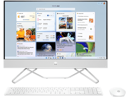 AIO HP 24 CB1901IN [CI3-1215 12TH GEN/8GB/512GB SSD/WIN11 HOME+MSO/24.0 INCH/INTEGRATED GRAPHICS /1 YEAR(S)]
