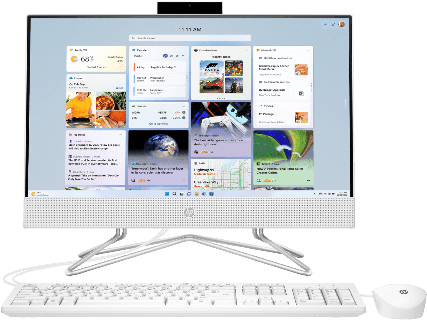 HP ALL-IN-ONE 22-DD0304IN BUNDLE PC