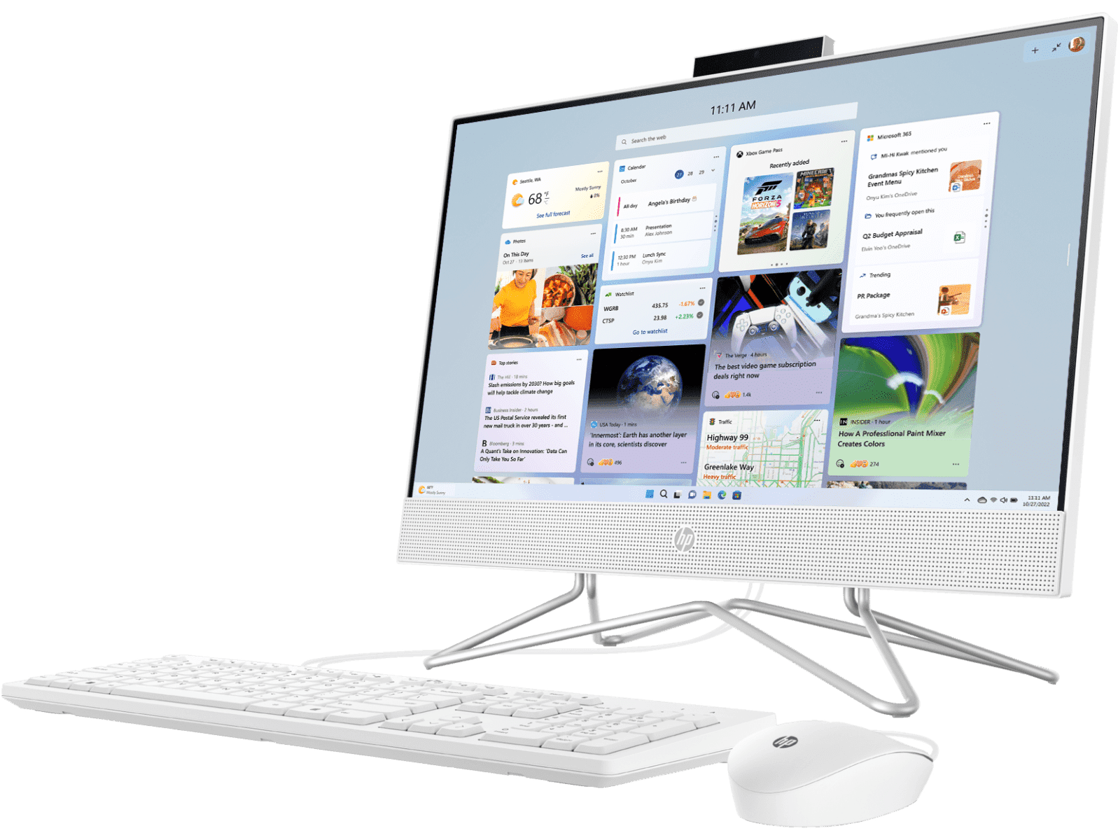 HP ALL-IN-ONE 22-DD0304IN BUNDLE PC