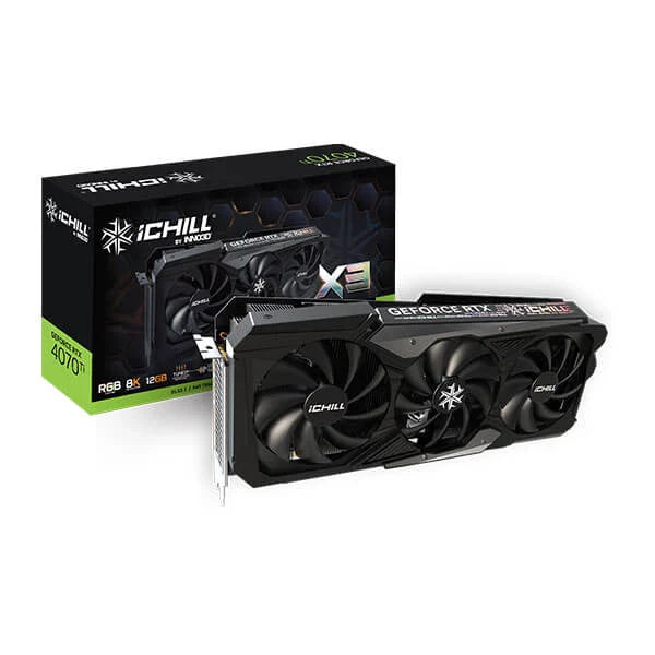 INNO3D GeForce RTX 4070 Ti IChill X3 12GB Nvidia Graphic Card