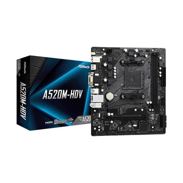 ASROCK A520M-HDV DDR4 AMD Motherboard