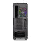THERMALTAKE View 28 RGB Riing Edition ATX Mid Tower Cabinet (Black)