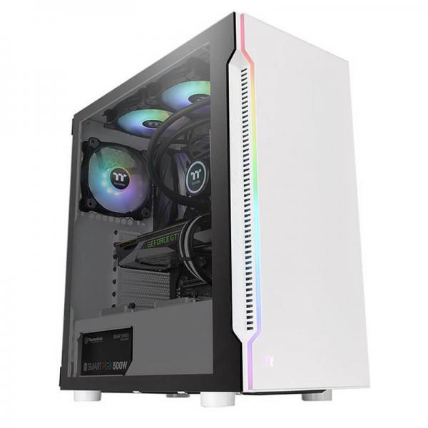 THERMALTAKE H200 RGB ATX Mid Tower Cabinet (Snow)