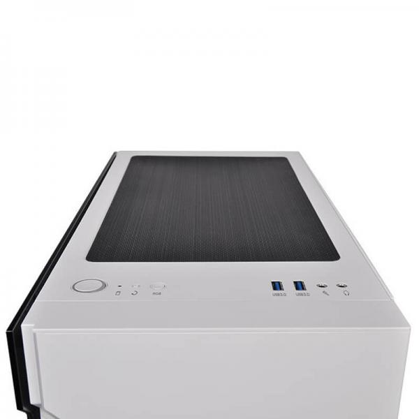 THERMALTAKE H200 RGB ATX Mid Tower Cabinet (Snow)