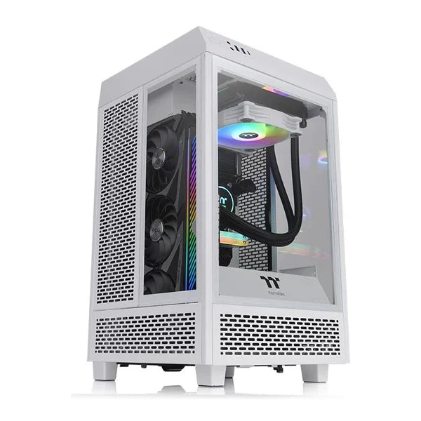 THERMALTAKE The Tower 100 ITX Mini Tower Cabinet (Snow)