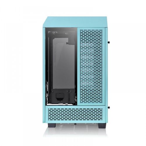 THERMALTAKE Tower 100 TG Type-C ITX (USB-3.2 Gen 2) Mini Tower Cabinet (Turquoise)