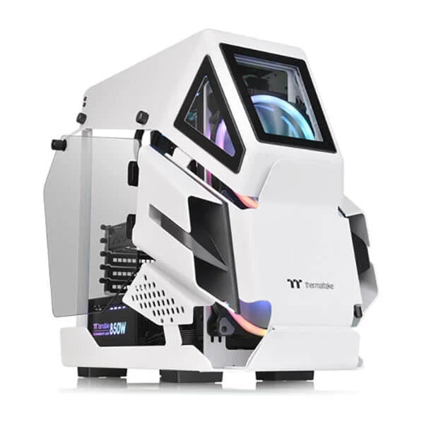 THERMALTAKE AH T200 Snow MATX Mini Tower Cabinet (White)