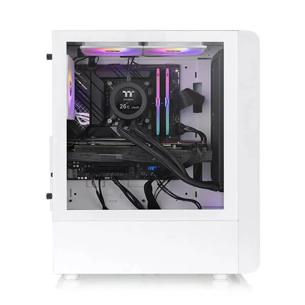 THERMALTAKE S200 ARGB ATX Mid Tower Cabinet (White)