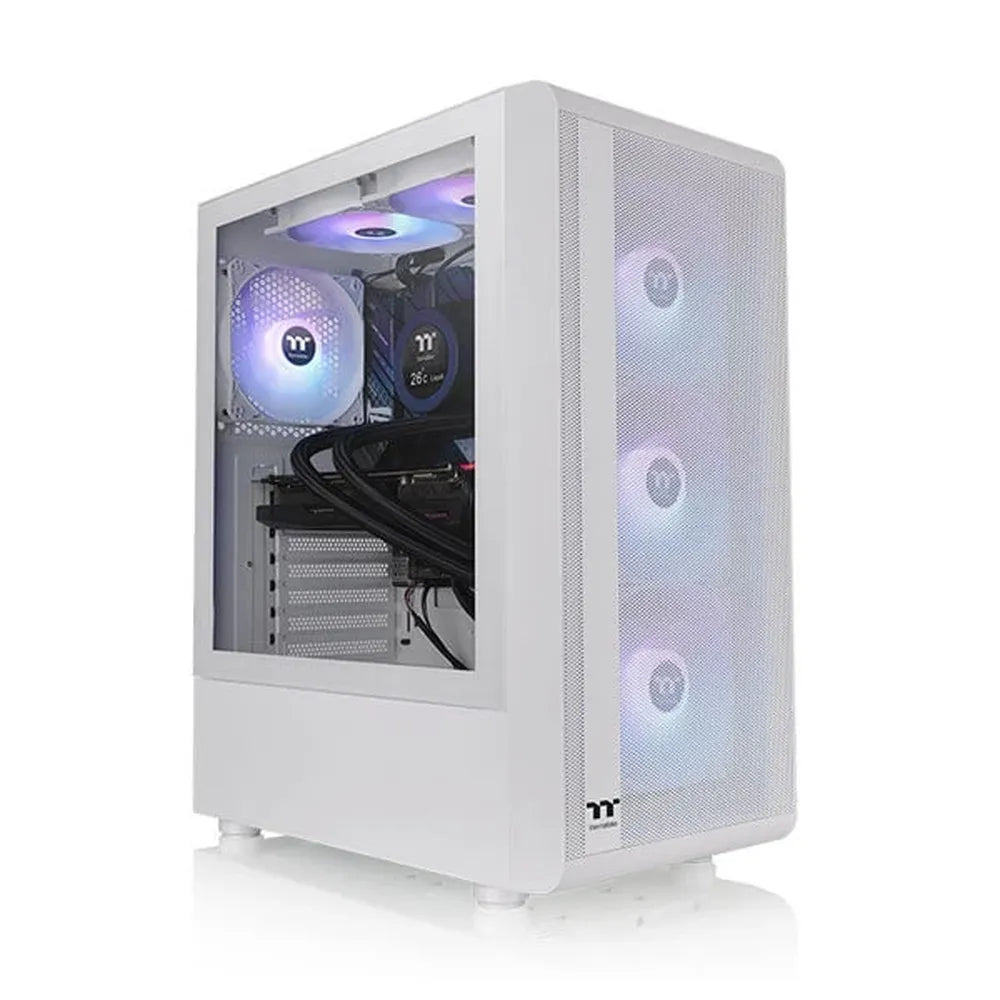 THERMALTAKE S200 ARGB ATX Mid Tower Cabinet (White)