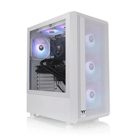 THERMALTAKE S200 ARGB ATX Mid Tower Cabinet (White)