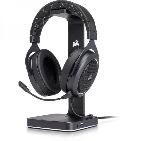 CORSAIR HS60 3.5mm Wired7.1 Surround Gaming Headphone With Mic ( Black ) ( PC/Mobile/Mac/Xbox )