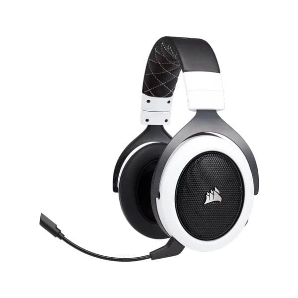 CORSAIR HS70 3.5mm Wireless 7.1 Surround Gaming Headphone With Mic ( White ) ( PC/Mobile/Mac/Xbox )