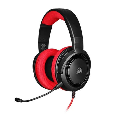 CORSAIR HS35 Wired Stereo Gaming Headphone With Mic ( Red ) ( PC/Mobile/Mac/Xbox )