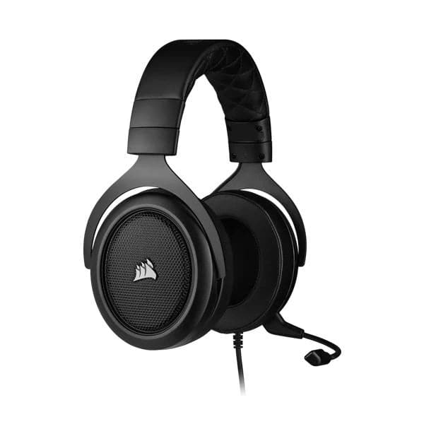 CORSAIR HS50 3.5mm Wired Stereo Gaming Headphone With Mic ( Carbon ) ( PC/Mobile/Mac/Xbox )