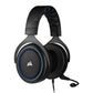CORSAIR HS50 3.5mm Wired Stereo Gaming Headphone With Mic ( Blue ) ( PC/Mobile/Mac/Xbox )
