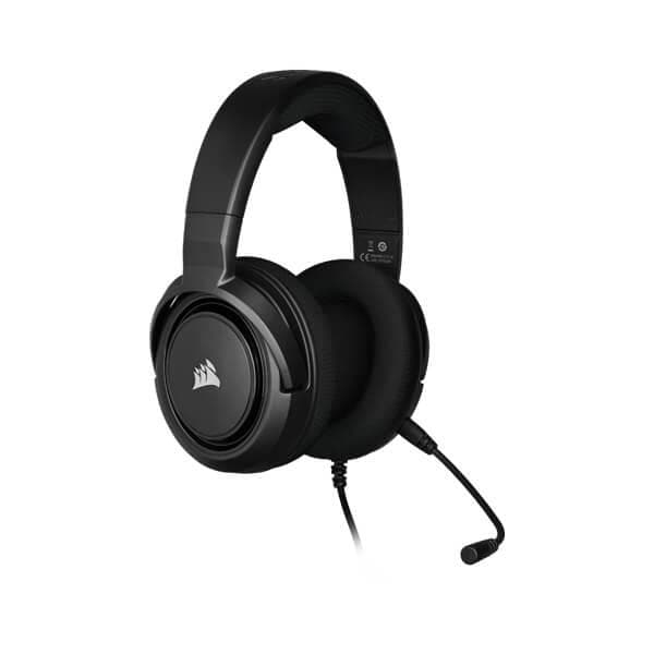CORSAIR HS45 3.5mm Wired 7.1 Surround Gaming Headphone With Mic ( Carbon ) ( PC/Mobile/Mac/Xbox )