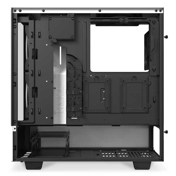 NZXT H510 Elite With TG And RGB LED Strip ATX Mid Tower Cabinet (White Black)