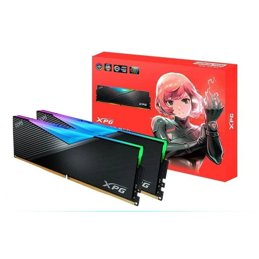 ADATA XPG LANCER RGB 32GB ( 16GBx2 ) 5200MHz DDR5 RAM ( Black ) ( CL38 )