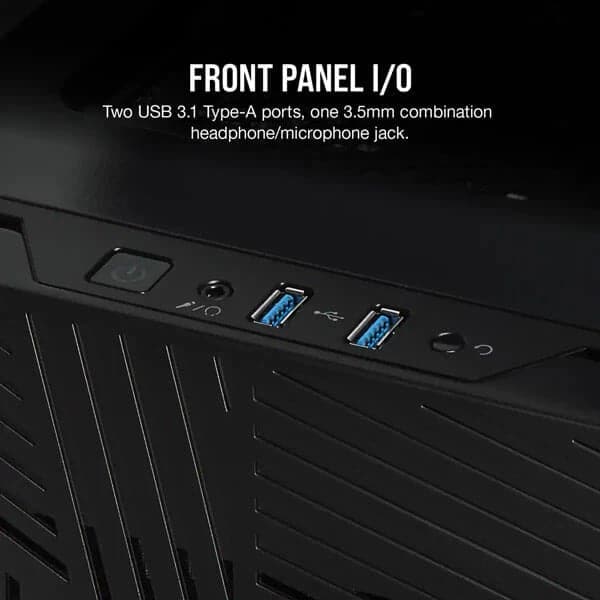 CORSAIR 275R Airflow ATX Mid Tower Cabinet (Black)