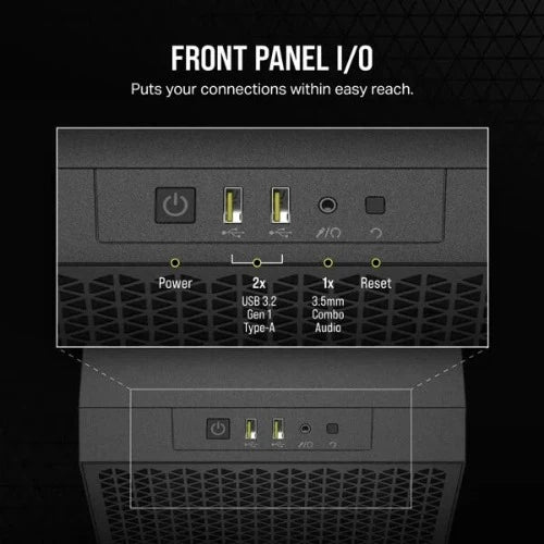 CORSAIR 3000D Airflow ATX Mid Tower Cabinet (Black)