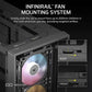 CORSAIR Frame 4000D RS ARGB EATX Mid Tower Cabinet ( Black )