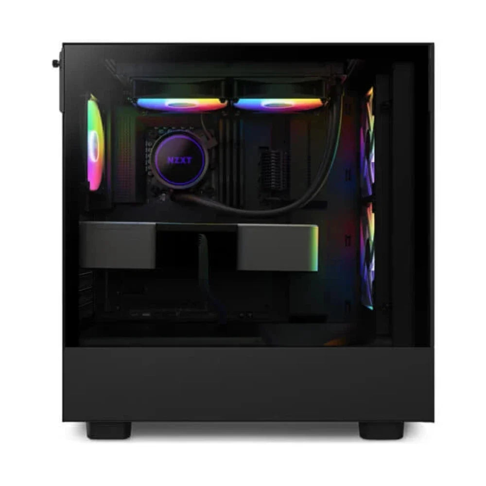 NZXT H5 Flow RGB ATX Mid Tower Cabinet (Black)