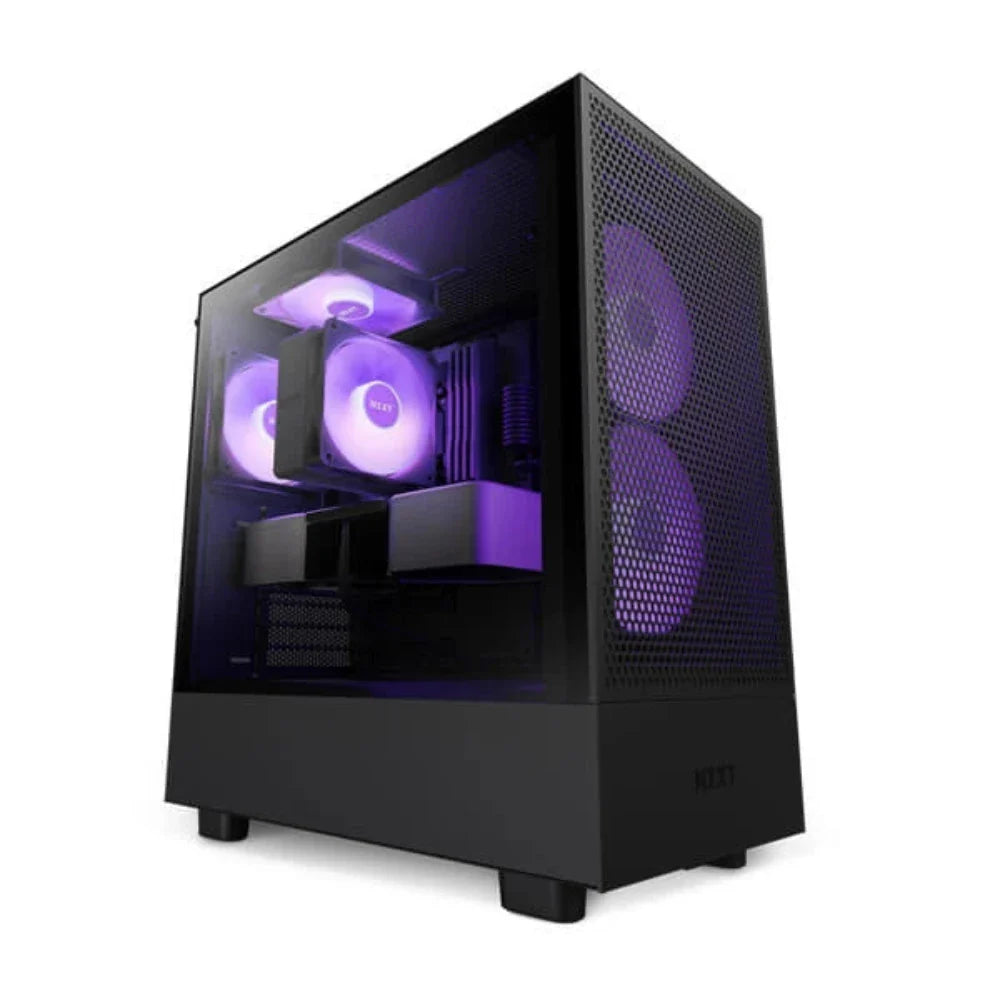 NZXT H5 Flow RGB ATX Mid Tower Cabinet (Black)