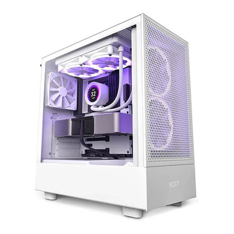 NZXT H5 Flow ATX Mid Tower Cabinet (White)