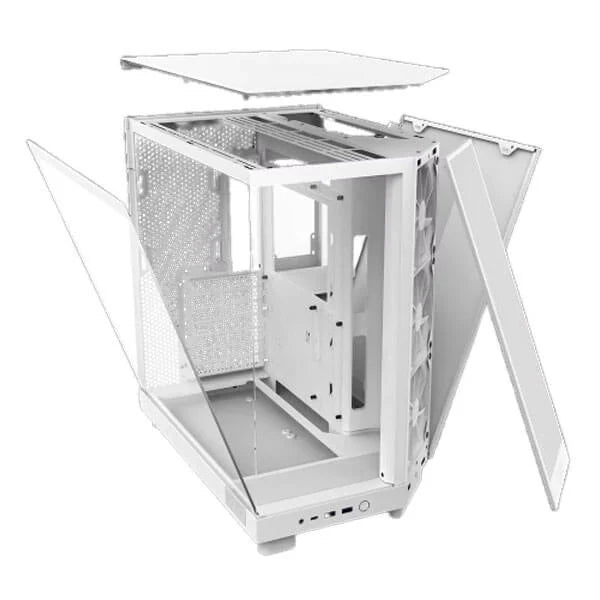 NZXT H6 Flow ATX Mid Tower Cabinet (White)