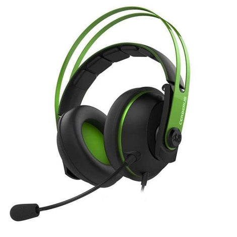 ASUS Cerberus V2 3.5mm Wired Gaming Headphone ( Green ) ( PC / Playstation / Mobile / Xbox )