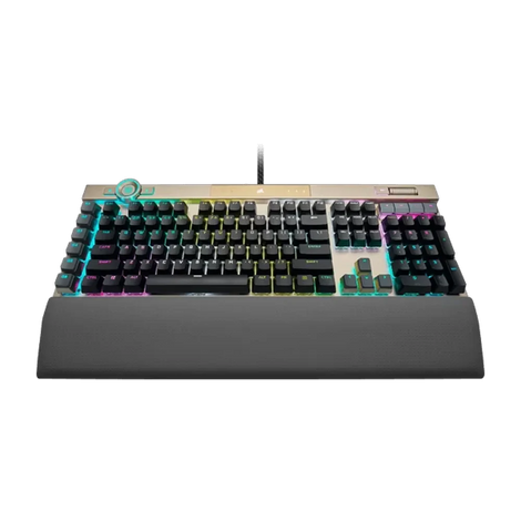 CORSAIR K100 Full Size Mechanical Wired Gaming Keyboard ( Midnight Gold ) ( CH-912A21A-NA )