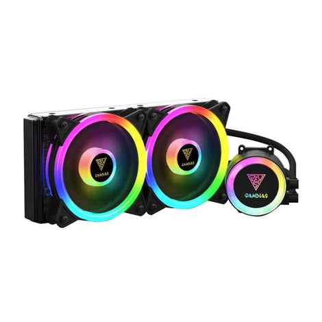 GAMDIAS Chione M2-240 Lite RGB 240mm CPU Liquid Cooler (Black)