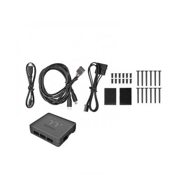 THERMALTAKE Riing Trio 14 TT Premium Edition 140mm RGB Cabinet Fan (Black) (Triple Pack)