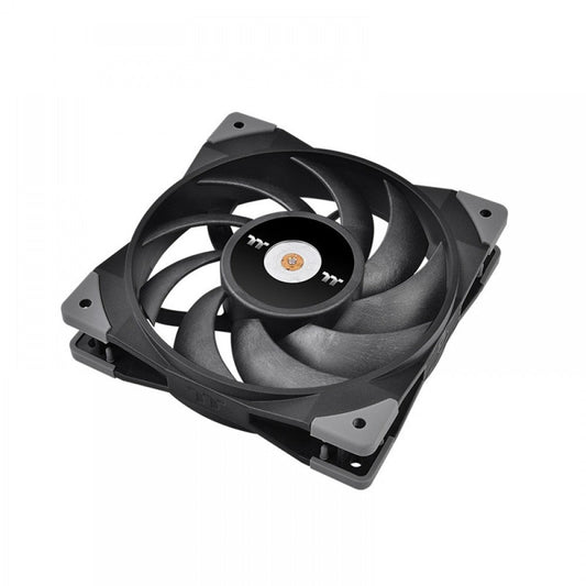 THERMALTAKE ToughFan 12 High Static 120mm Non-RGB Cabinet Fan (Black) (Dual Pack)