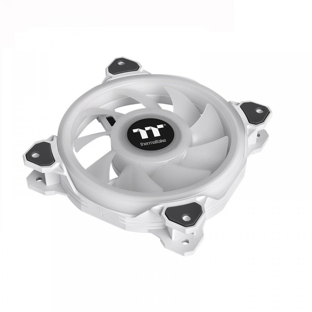 THERMALTAKE Ring Quad 12 TT Premium Edition 120mm Cabinet Fans (White) (Triple Pack)
