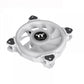 THERMALTAKE Ring Quad 12 TT Premium Edition 120mm Cabinet Fans (White) (Triple Pack)